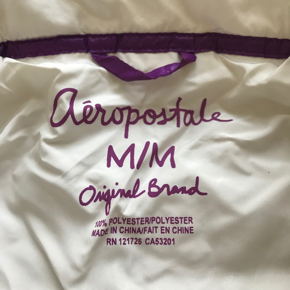 Aeropostale Quilted White Puffer Jacket - Picture 4 of 4